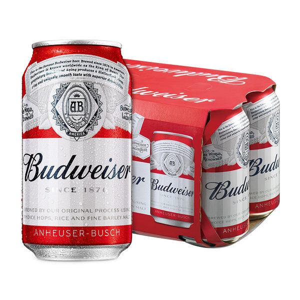 BUDWEISER BEER 330ML CAN