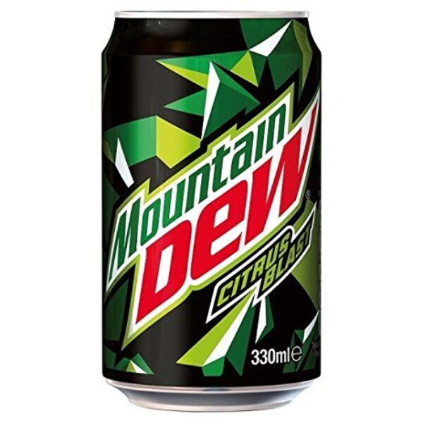 MOUNTAIN DEW CANS 330ML