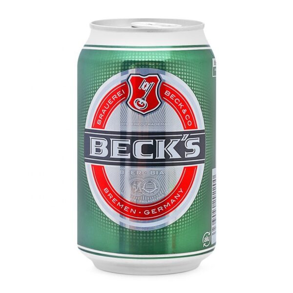 BECKS BEER, 330ML CAN