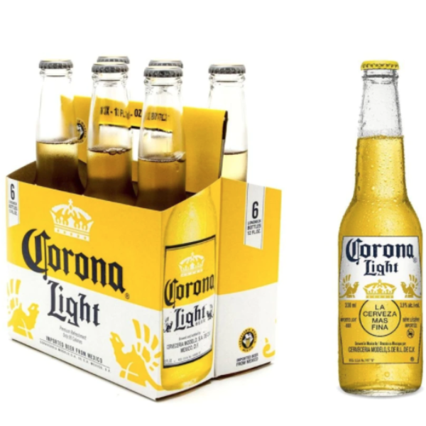 CORONA LIGHT 6 BOTTLES X 355ML