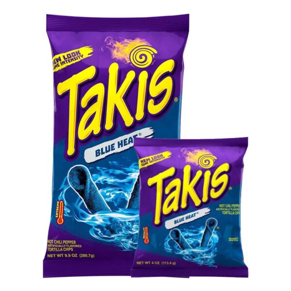 Takis Blue Heat Rolled Chips